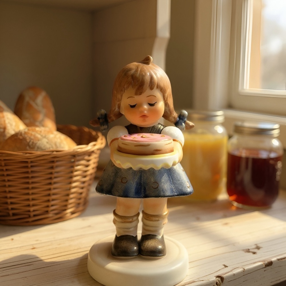Goebel Hummel Figurine “Sweet As Can Be” #561 – TMK-6, 1986, Made in Germany